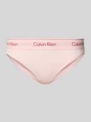 Figi z elastycznym pasem i detalami z logo od Calvin Klein Underwear Fuksjowy - 37