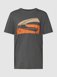 T-Shirt mit Label-Print von camel active Grau / Schwarz - 10