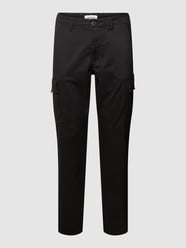Regular Fit Cargohose mit Cargotaschen Modell 'JIMMY' von !Solid Schwarz - 18