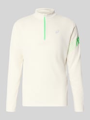 Langarmshirt mit Troyer-Kragen Modell 'ICON' von ASICS TIGER - 1