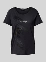 T-Shirt mit Statement-Print von monari - 4