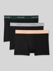 obcisłe bokserki o kroju regular fit z mieszanki bawełny w zestawie 3 szt. od Calvin Klein Underwear - 21