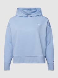 PLUS SIZE Hoodie mit Label-Stitching von Tommy Hilfiger Curve Blau - 22