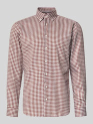 Regular Fit Business-Hemd mit Button-Down-Kragen von Christian Berg Men Beige - 23