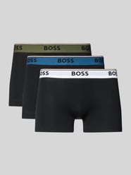 Obcisłe bokserki z mieszanka bawełny w zestaw 3 szt. model 'TRUNK 3P POWER' od BOSS - 33