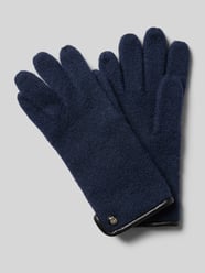 Gewalkte handschoenen van scheerwol met wapenembleem van Roeckl - 5