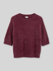 Pullover mit halblangen Ärmeln von s.Oliver RED LABEL Bordeaux - 3