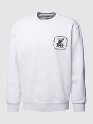 Sweatshirt mit Label-Print Modell 'STAMP STATE' von Carhartt Work In Progress Grau - 2