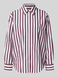 Relaxed Fit Langarmbluse aus reiner Baumwolle von GANT Bordeaux - 13