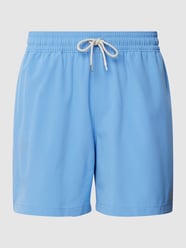 Badehose mit Label-Stitching von Polo Ralph Lauren Underwear Blau - 33