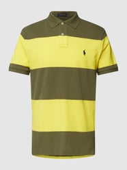 Poloshirt mit Blockstreifen von Polo Ralph Lauren Gelb - 38
