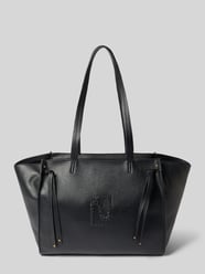 Tote tas met logodetail model 'Lapis' van Liu Jo White - 7