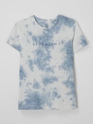 T-shirt in batiklook  van Jack & Jones Blauw - 2