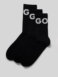 Socken mit Statement-Print im 3er-Pack von HUGO - 32