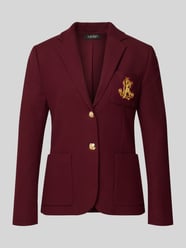 Blazer mit Reverskragen von Lauren Ralph Lauren Bordeaux - 35