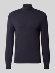 Slim Fit Rollkragenpullover aus Viskose-Mix mit Rippbündchen von MCNEAL - 20