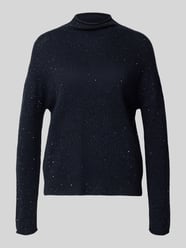 Sweter z dzianiny o kroju relaxed fit z mieszanki wełny z dodatkiem wiskozy od Luisa Cerano - 16