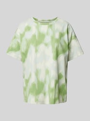 Oversized T-Shirt mit Allover-Print von Jake*s Casual Grün - 4