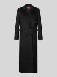 Regular fit lange jas van zuivere scheerwol model 'MSTEFFIGE' van Max Mara Studio - 44