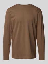 Longsleeve mit Rundhalsausschnitt von RAGMAN Braun - 35