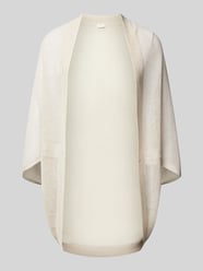 Poncho mit gerippten Abschlüssen von s.Oliver RED LABEL Beige - 6