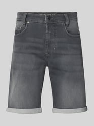 Bermudy o kroju regular fit w optyce denimu od MAC - 38