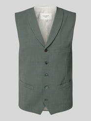 Slim Fit Anzugweste mit Lanawoll-Anteil Modell 'Warren' von Carl Gross - 20