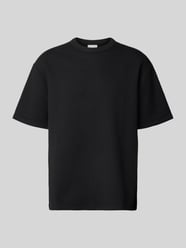 T-Shirt mit Rundhalsausschnitt Modell 'CRINKLE CREPE SPACER' von CK Calvin Klein - 36