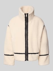 Teddyfell Jacke mit Stehkragen von Jake*s Casual - 9