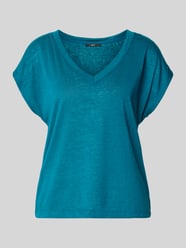 t-shirt z mieszanka wiskozy z dekoltem w serek od zero - 5