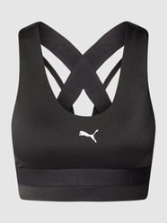 Biustonosz typu bralette z detalami z logo od PUMA PERFORMANCE Czarny - 43