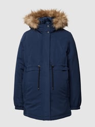 Umstands-Parka mit Tunnelzug Modell 'JESSA SHORT PARKA' von Mamalicious Blau - 21