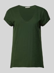 T-Shirt mit U-Ausschnitt von Drykorn Grün - 5