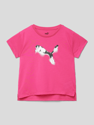 T-Shirt mit Label-Print von Puma Rosa - 19