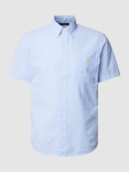 Untucked Fit Freizeithemd mit Streifenmuster von Polo Ralph Lauren Blau - 33