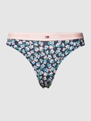 String mit floralem Muster von Tommy Jeans Blau / Türkis - 28