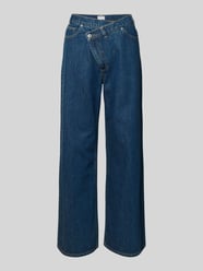 Jeans mit asymmetrischem Knopfverschluss von Jake*s Casual - 2