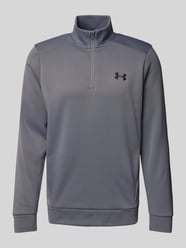 Sweatshirt mit Troyer-Kragen von Under Armour Grau - 16