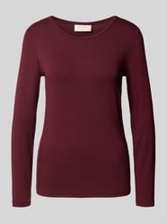 Longsleeve mit Rundhalsausschnitt Modell 'Liana' von FREE/QUENT Bordeaux - 46