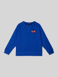 Relaxed fit sweatshirt met labelstitching van Tommy Hilfiger Teens - 21