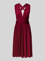 Cocktailkleid mit V-Ausschnitt von Rose Avenue Bordeaux - 2