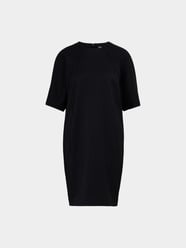 Kleid mit Ziernähten von Victoria Victoria Beckham Grau / Schwarz - 7