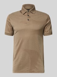 Poloshirt mit kurzer Knopfleiste von Emporio Armani Beige - 28