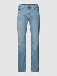 Slim Straight Fit Jeans im 5-Pocket-Design von Levi's® Blau - 35