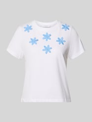 T-shirt met stitchings en parels van Rich & Royal - 5