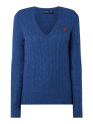 Pullover mit Kaschmir-Anteil Modell 'Kimberly' von Polo Ralph Lauren Blau - 27