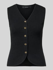 Kamizelka w kroju slim fit z domieszką bawełny model 'SILVIA' od VERO MODA - 3