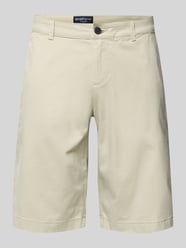 Regular Fit Bermudas aus Baumwoll-Elasthan-Mix von Tom Tailor Denim Beige - 40