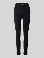 Skinny Fit Jeggings mit Applikationen von LIU JO SPORT Schwarz - 12