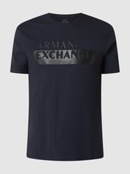 Regular Fit T-Shirt mit Logo-Print von ARMANI EXCHANGE Blau / Türkis - 26